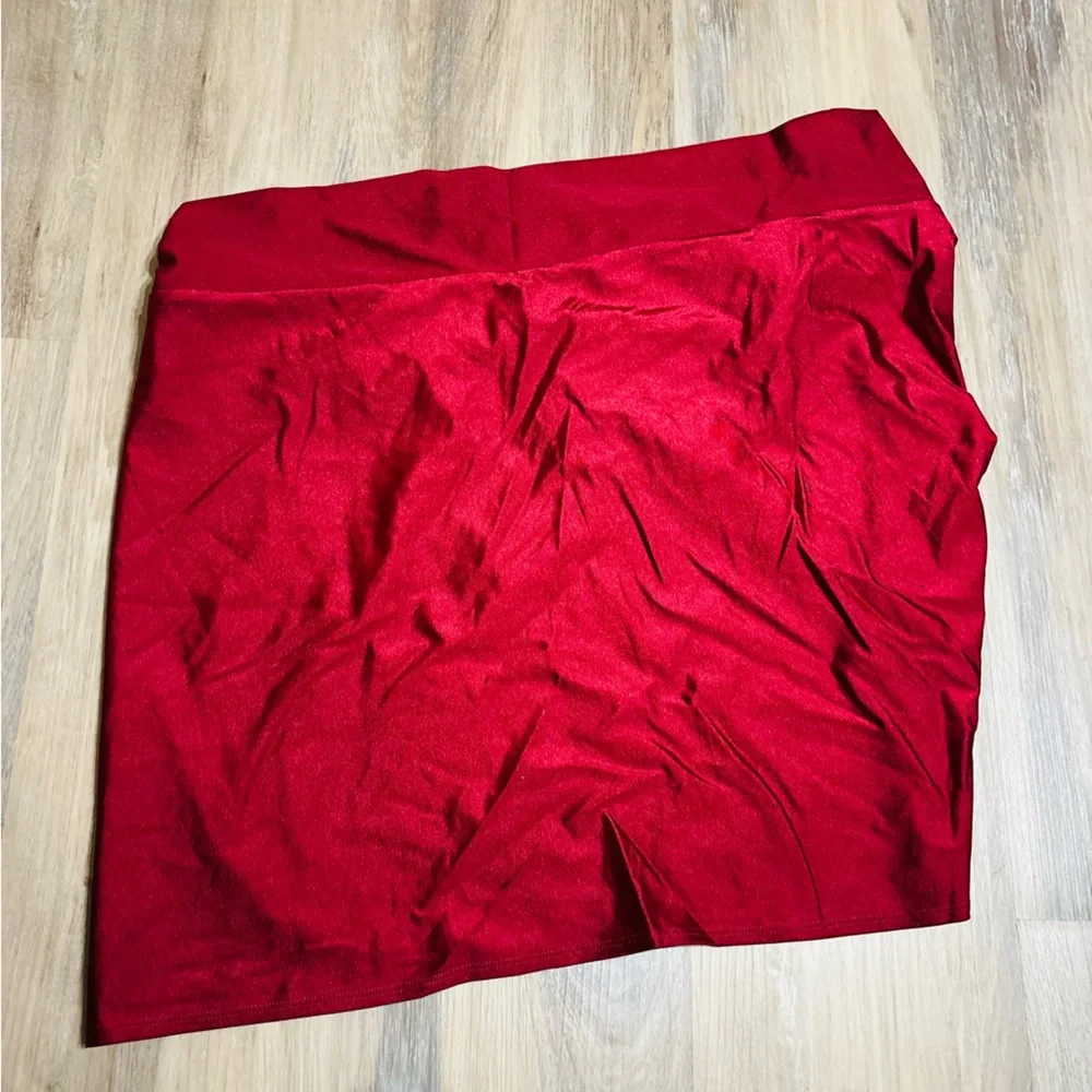 Shade & Shore red bathing suit cover up XL NWT - Picture 2 of 3